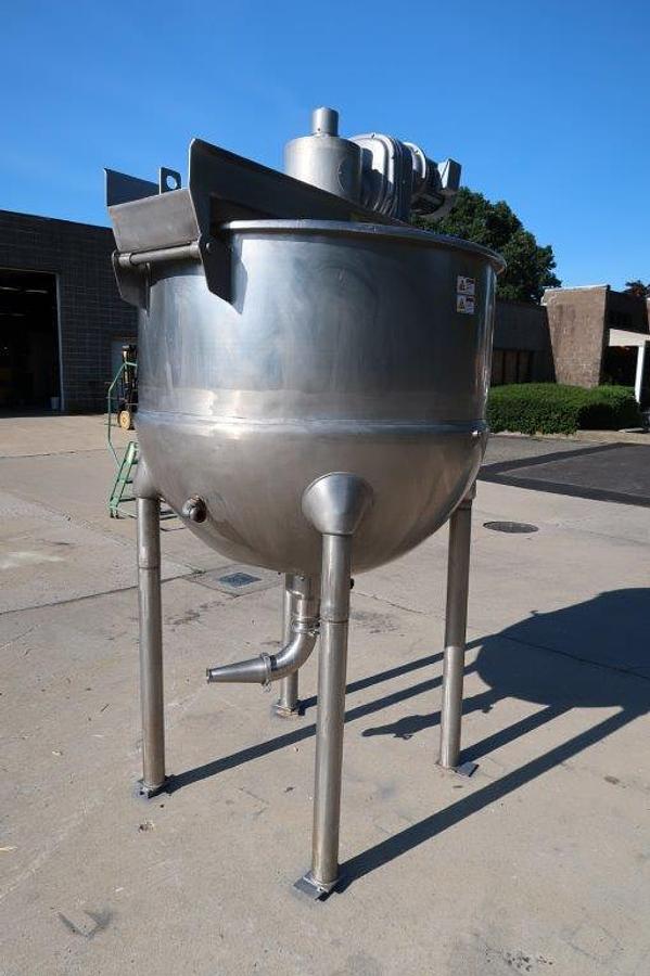 Used 300 Gallon Hamilton SS Jacketed Double Motion Mix Kettle