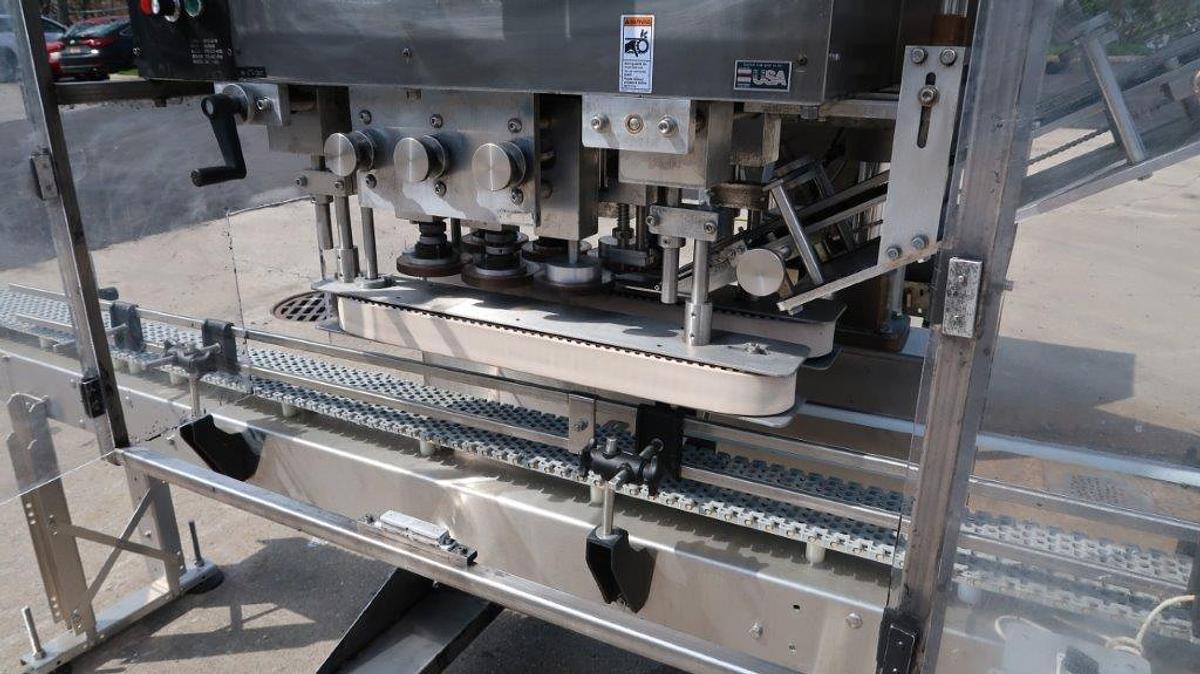 Used SureKap SK-6000-18 Six Spindle Capper, Portable