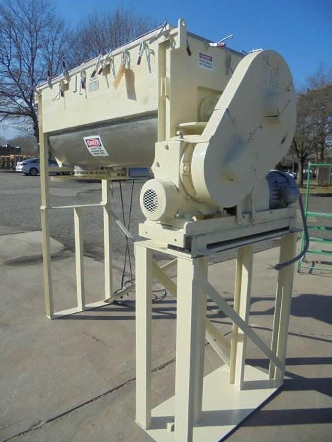 Used 25 Cu. Ft. Ross Stainless Jacketed Double Ribbon Blender, 10HP