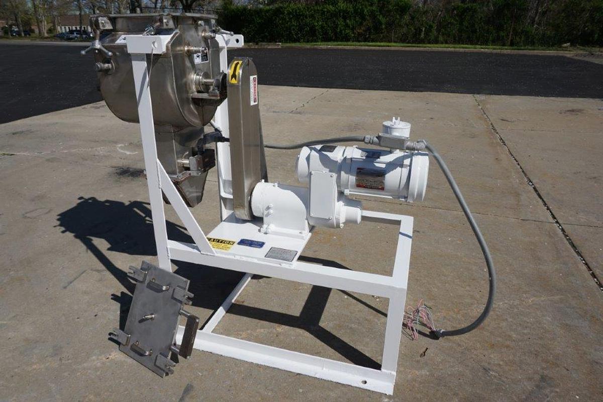 Used Paul O. Abbe Stainless Jacketed Lab Double Ribbon Mixer,  XP