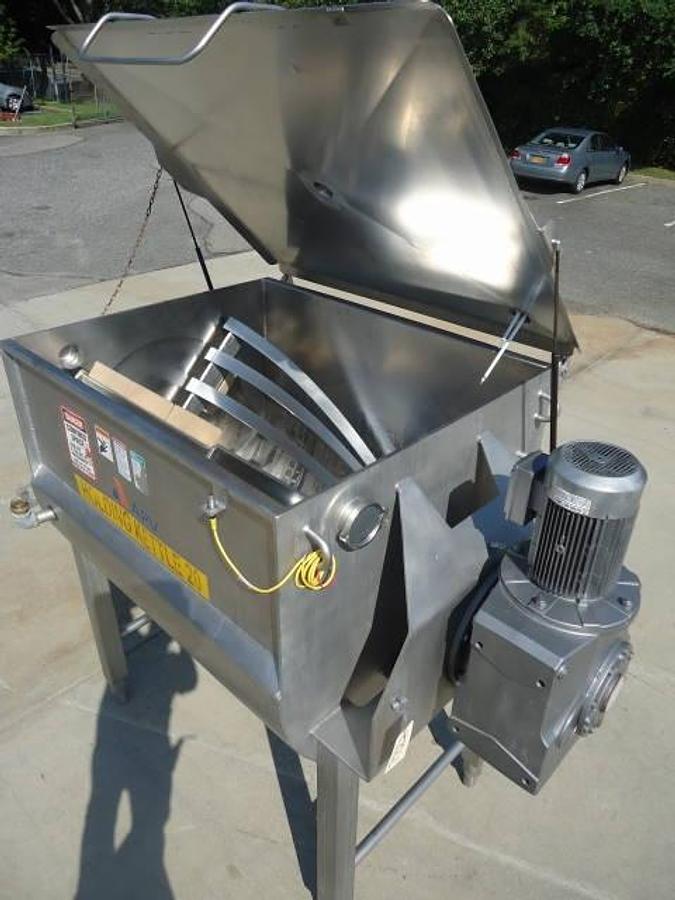 Used 42 Cu.ft. Apv Crepaco Sanitary Horizontal Paddle Blender, 70 Psi Jacket
