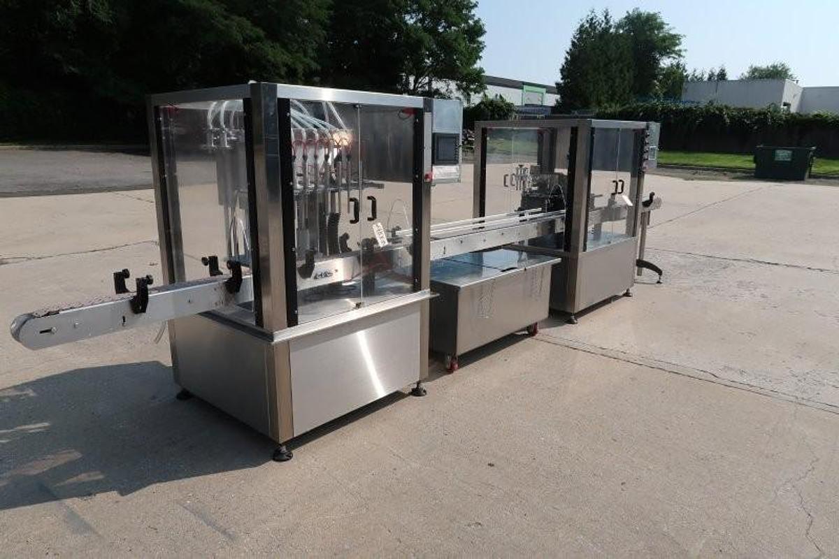 Used Used CVC Technologies, Inc. Filling and Capping Line