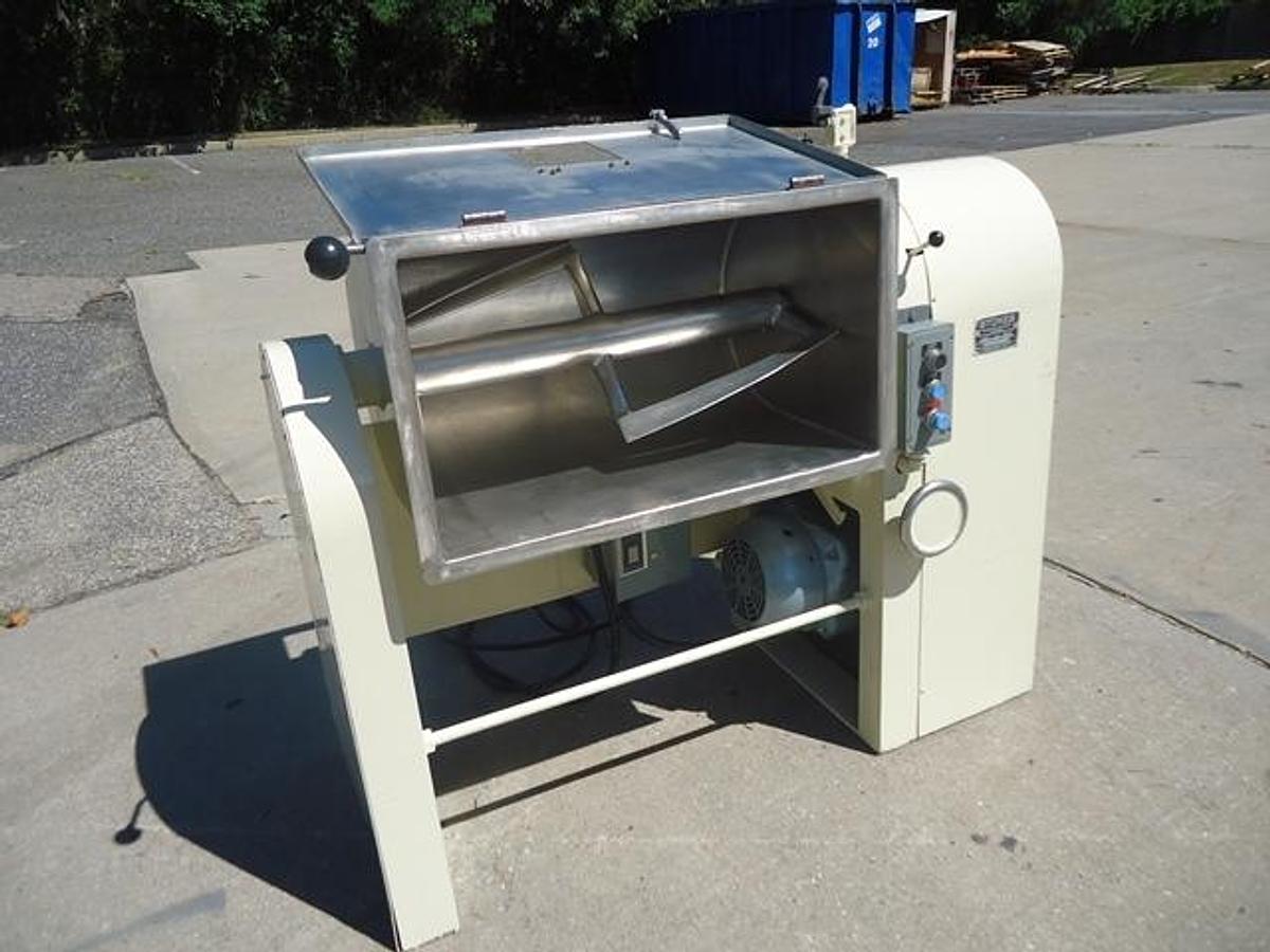 Used Stokes 21-H Stainless Steel Granulizing Mixer, Tilt Discharge