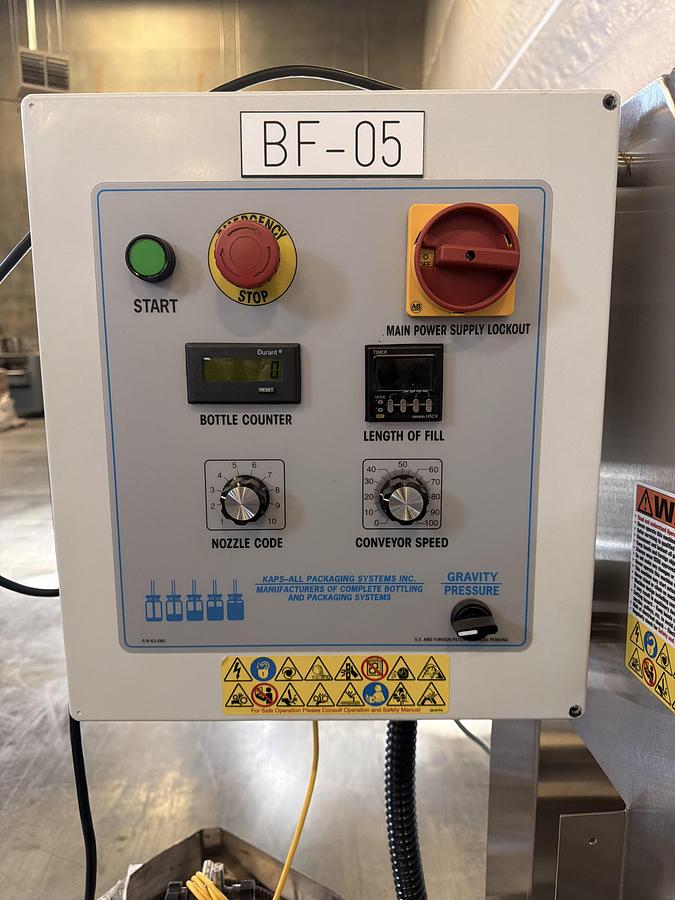 Used Kaps-All FA-PG-F Overflow Filler
