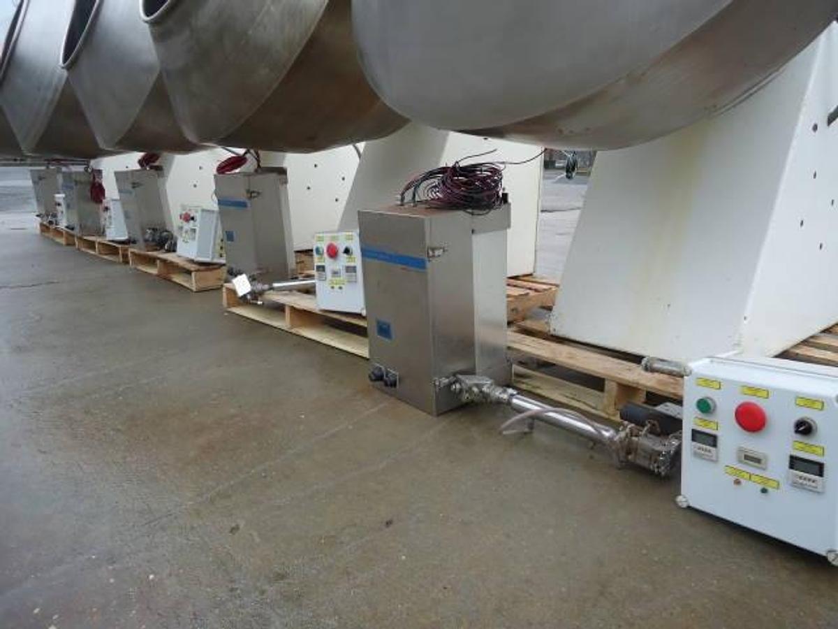 Used 48 In. Diameter Vector Stainless Steel Coating Pans With Variable Frequency Drive (5)