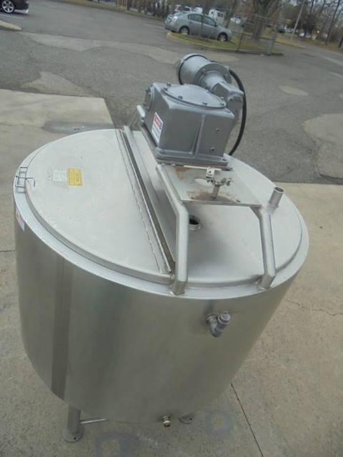 Used 350 Gal Zero Manufacturing Jacketed Scraper Agitated Tank
