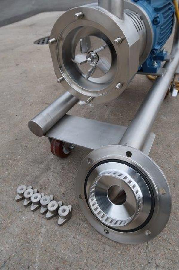 Used Ampco 10HP Stainless Steel Inline High Shear Mixer, XP