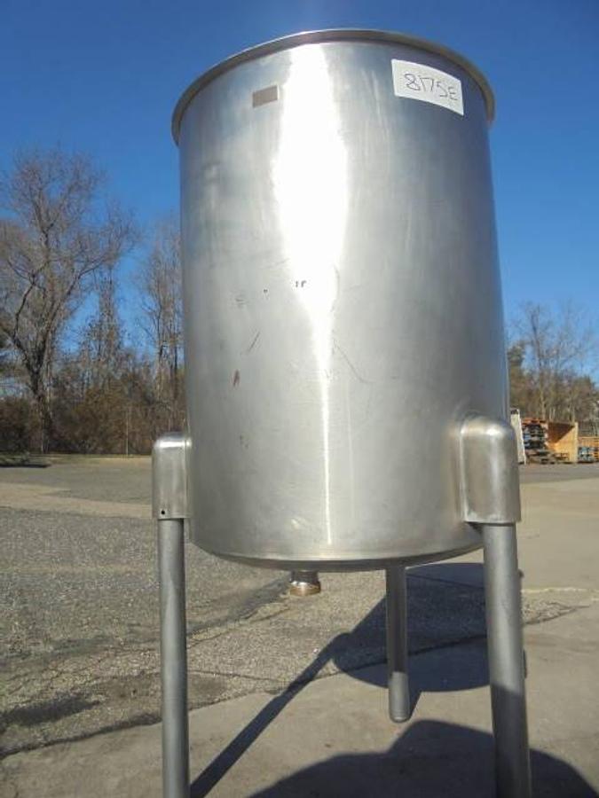Used 60 Gallon Sanitank Stainless  Steel Vertical Tank