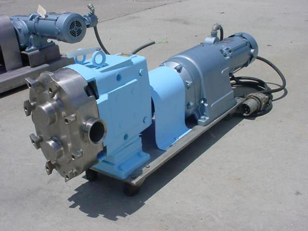 Used Waukesha 60 Ss Positive Displacement Pump, 2 Hp, Xp