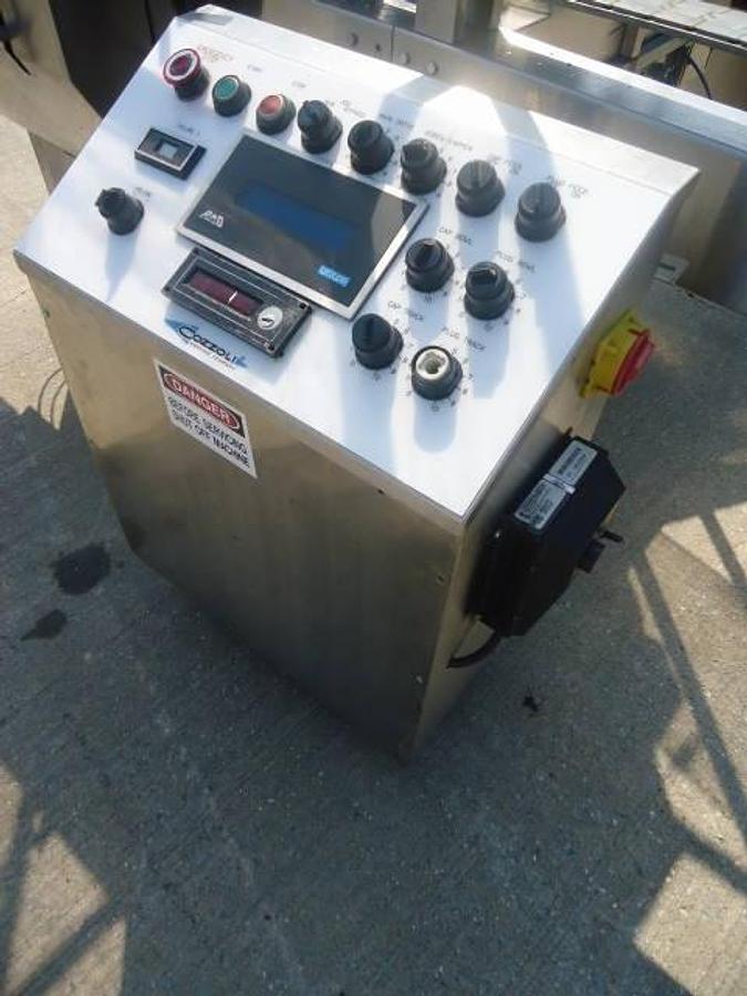 Used Cozzoli Rfpc Mono-Block Filler/Screw Capper