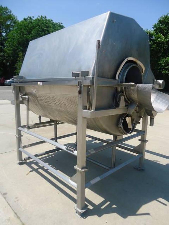 Used Ak Robins 48 In. Diameter Continuous Blancher, Jacketed