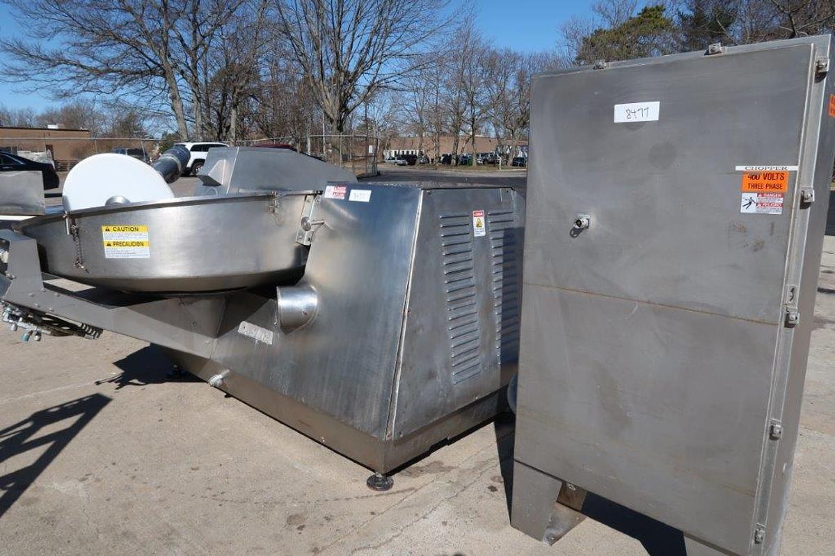 Used Laska 500 Liter Bowl Chopper, 100 HP Motor, Dairy Machine