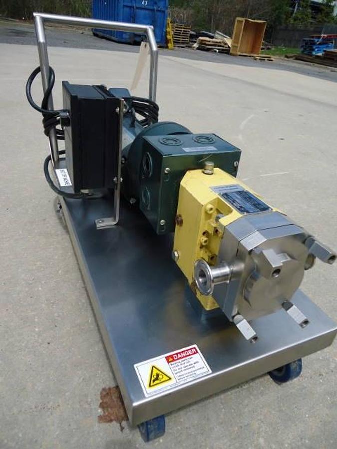Used Albin 2hp Positive Displacement Gear Pump, Portable