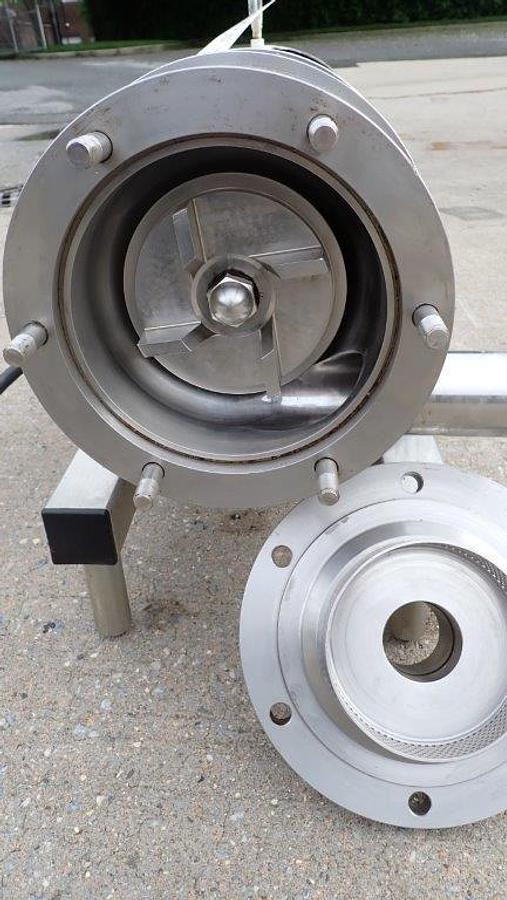Used Silverson 450 Ultra Hygienic Inline Mixer, 10HP