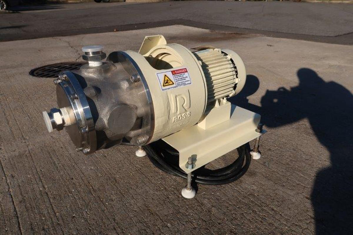 Used Ross ME-401 SS Inline Mixer-Emulsifier, 1.5 HP XP