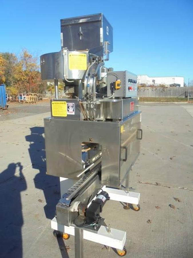 Used Kaps-All A6 Six Spindle Screw Capping Machine, 150 Per Minute
