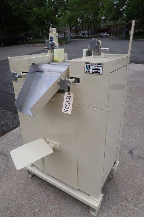 Used Ross 5 x 12 Three Roll Mill, XP motor