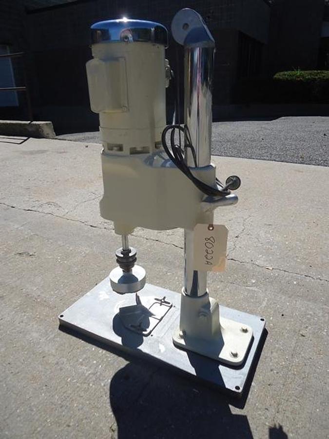 Used Swanmatic 49PC Bench Top Semi-Automatic Capper, Single Phase