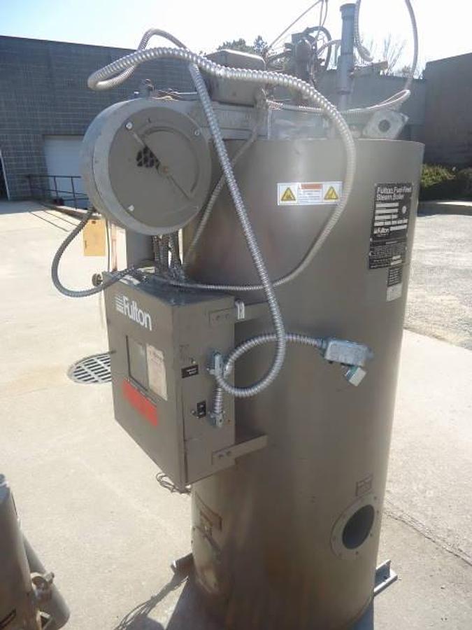 Used Fulton Fuel Fired Steam Boiler, 293 Md. Lbs. Steam/Hour