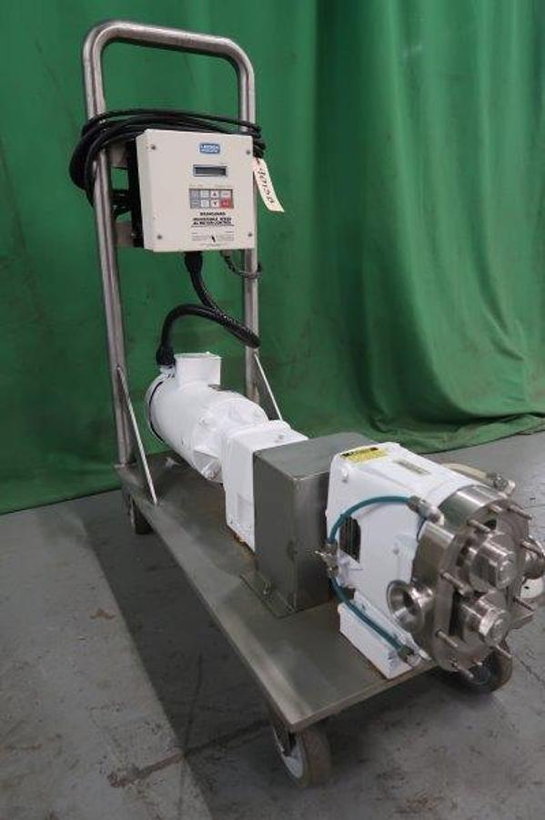 Used Waukesha 015 SS Positive Displacement Pump, Variable Speed