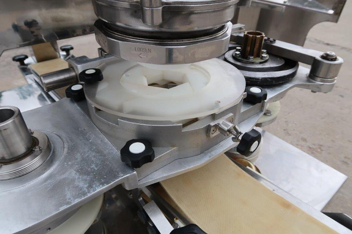 Used Rheon KN-200 “Cornucopia” Encrusting Machine, Portable