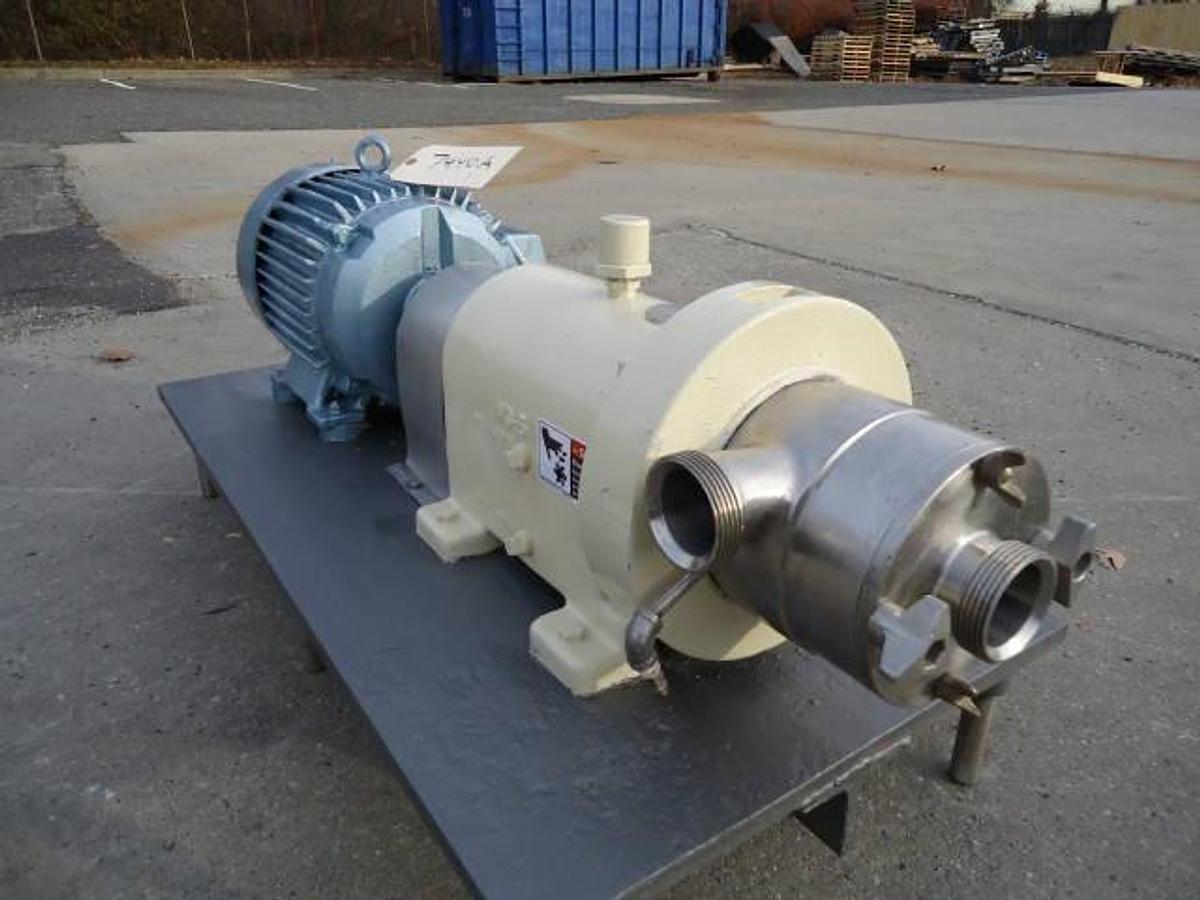 Used Waukesha “Sp” Inline Shear Pump/Emulsifier, 10 Hp