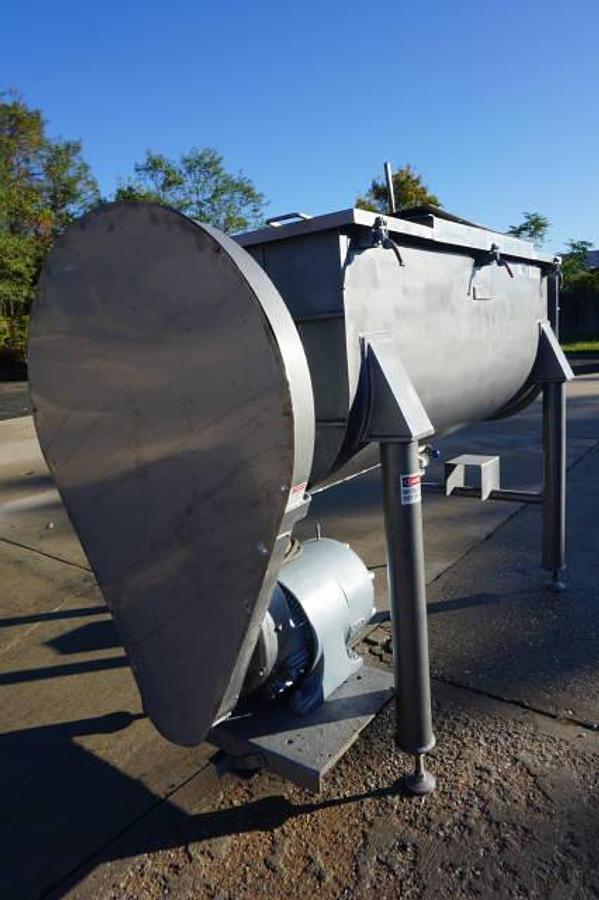 Used 36 Cu. Ft. Double Ribbon Blender, 10 HP Gearmotor