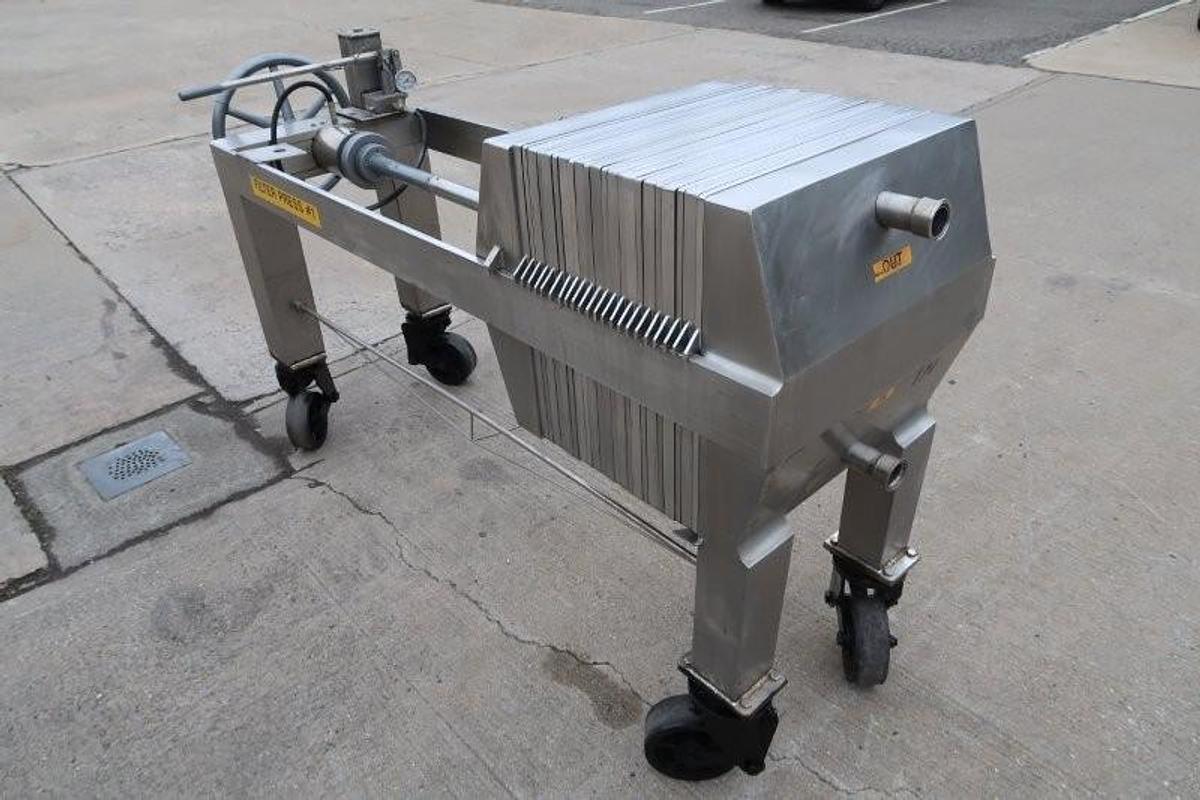 Used Plate and Frame Filter Press, SS