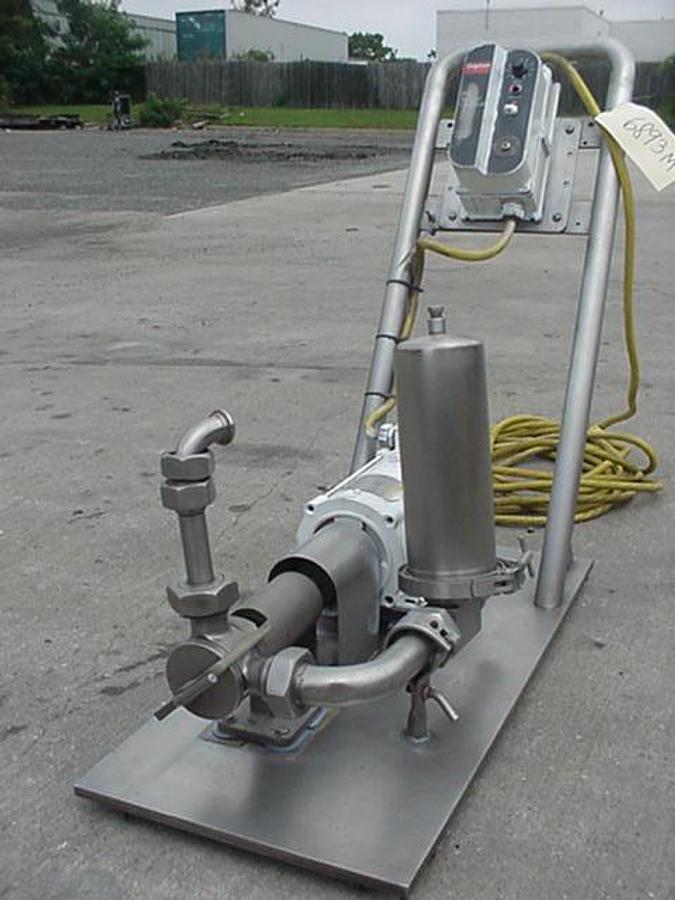 Used Jabsco “Pureflo” Ss Rotary Pump, Variable Speed