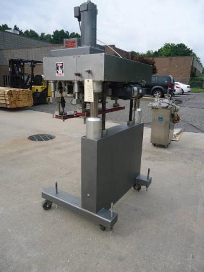 Used Kaps-All F-6-S Six Spindle Cap Tightener