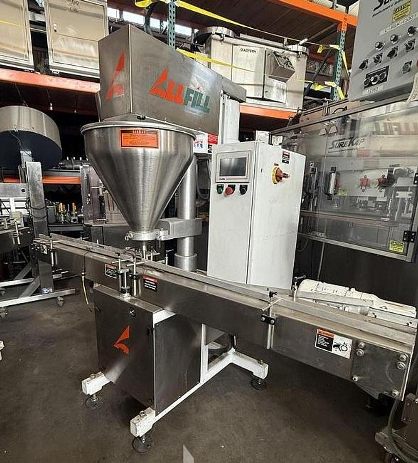 Used All-Fill SHA-600 Single Head Automatic Filling Machine