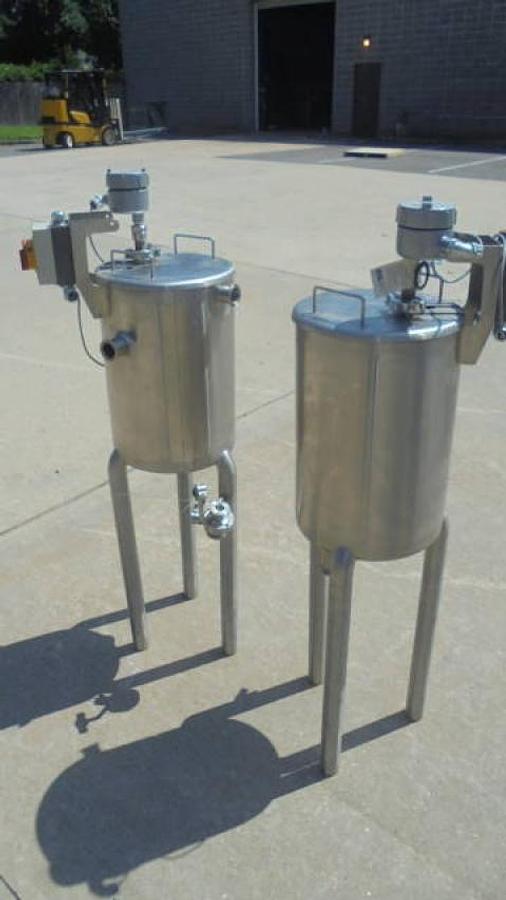 Used Lab Stainless Steel Jacketed Chocolate Melters (2)