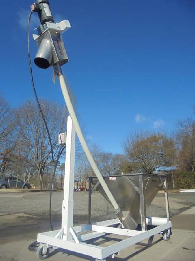 Used Flexicon Inclined Screw Conveyor, Portable