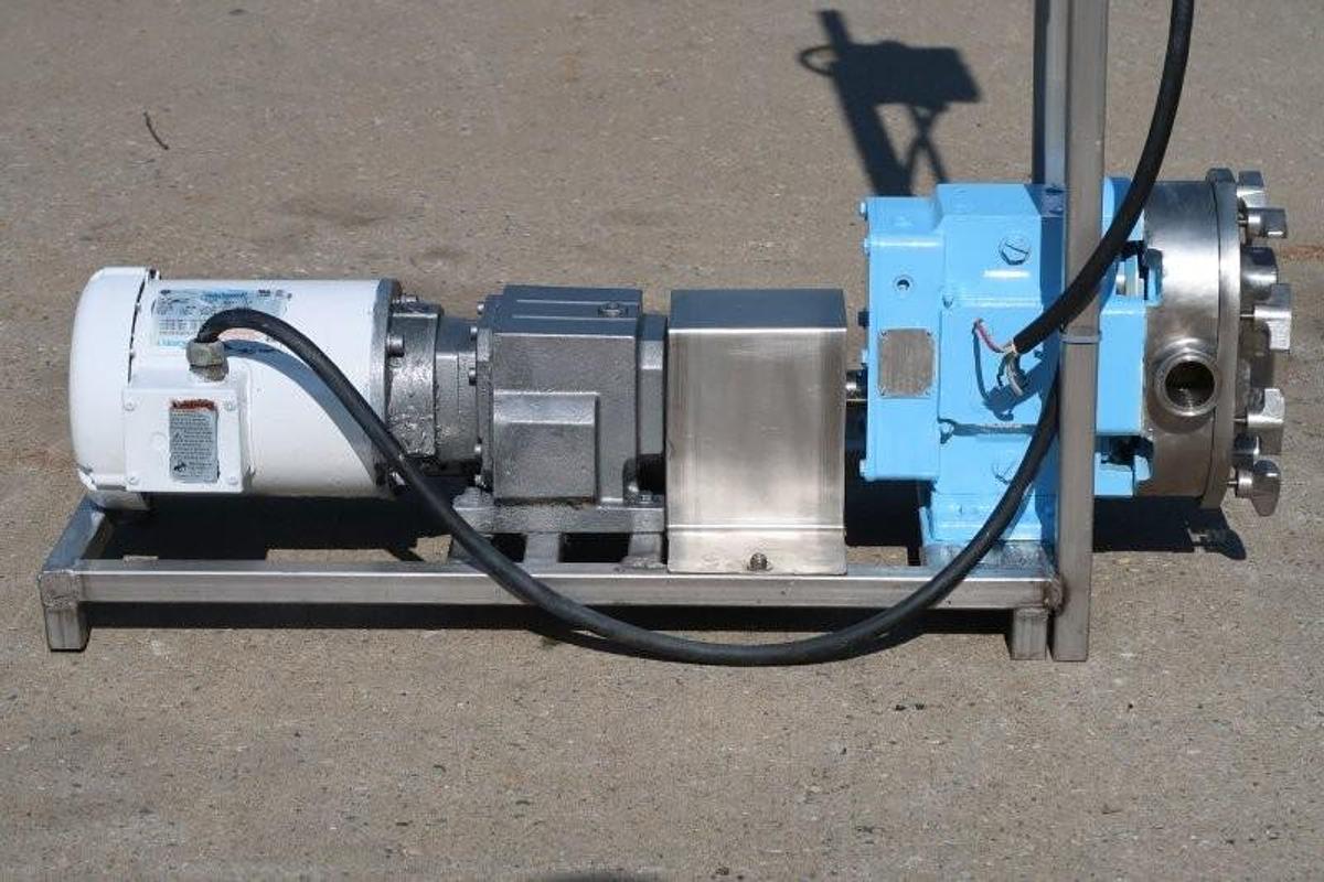 Used Wright Flow Technologies SS Positive Displacement Pump