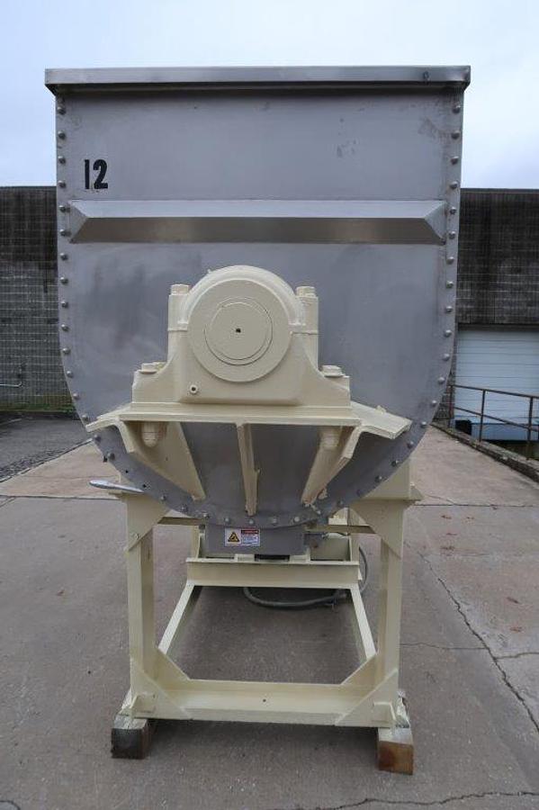 Used 80 Cu. Ft. Day Stainless Heavy Duty Double Ribbon Blender, 40 HP