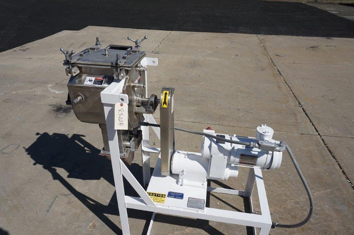 Used Paul O. Abbe Stainless Jacketed Lab Double Ribbon Mixer,  XP