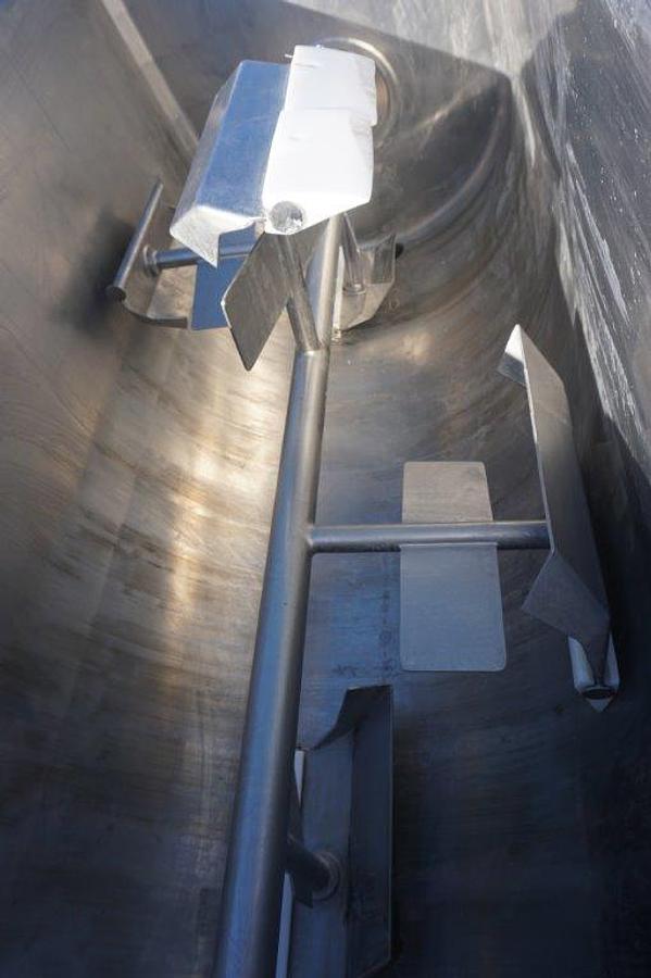 Used Will-Flow 20 Cu.Ft. Stainless Steel Horizontal Scraper Agitated Mixer, 130 PSI Jacket