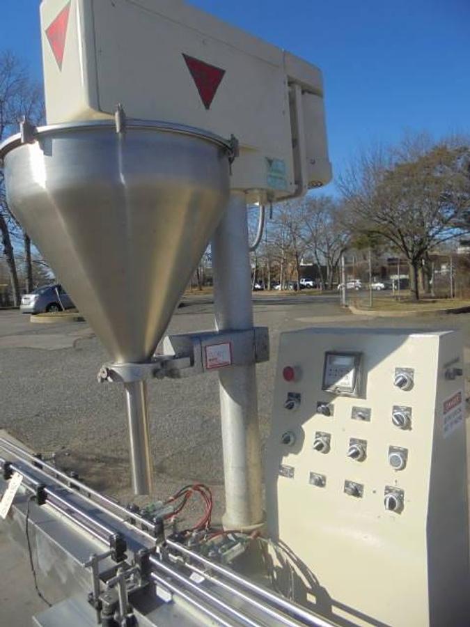 Used All Fill SHA-100 Automatic Powder Filler With Conveyor