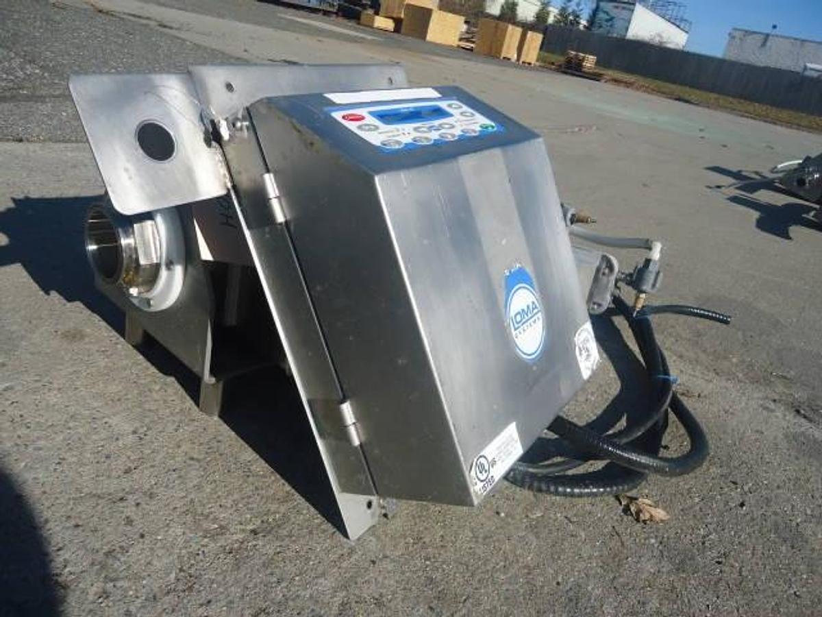 Used Loma Iq2 Pipeline Metal Detectors, 3 Inch Tri-Clamp Ports