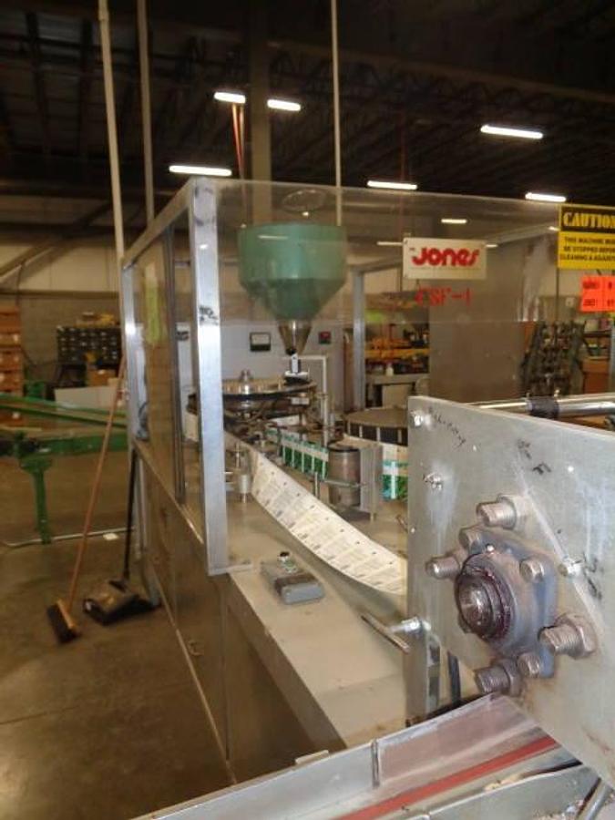 Used R A Jones Pouch King Form/Fill/Seal Machine, 250 Per Minute