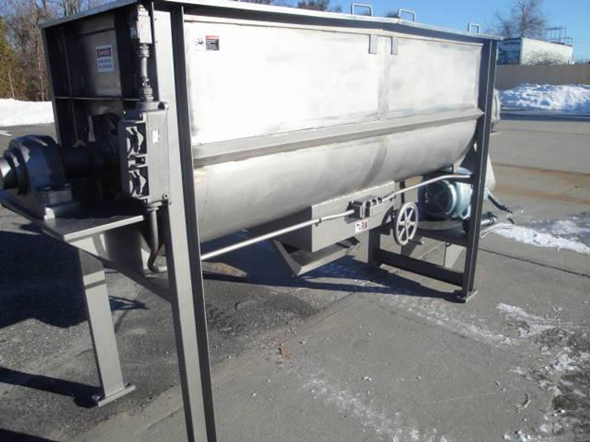 Used 40 Cu. Ft. Ross Stainless Steel Paddle Blender, 20 Hp