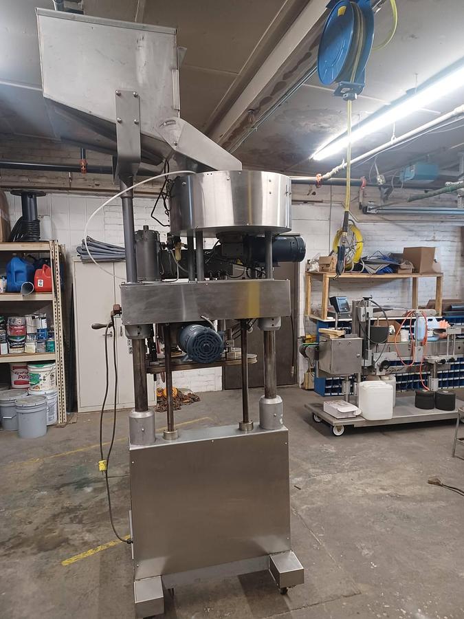 Used Kaps-All Model E Automatic Screw Capping Machine