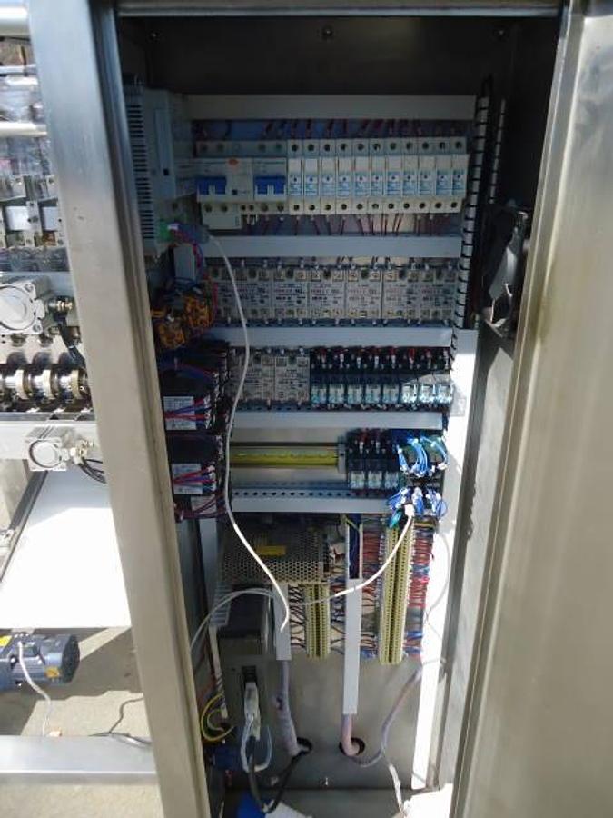 Used Five Lane Vertical Pouching Machine For Creams/Sauces, Stainless