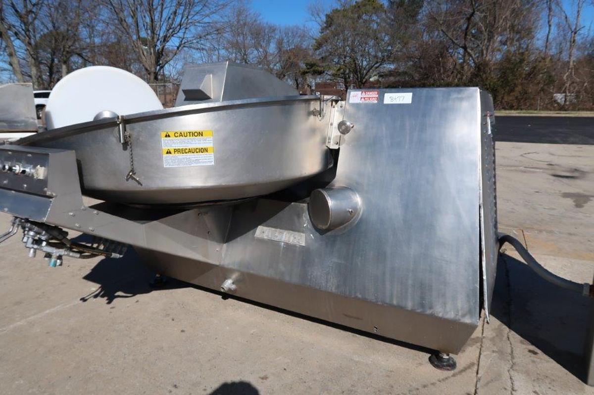 Used Laska 500 Liter Bowl Chopper, 100 HP Motor, Dairy Machine