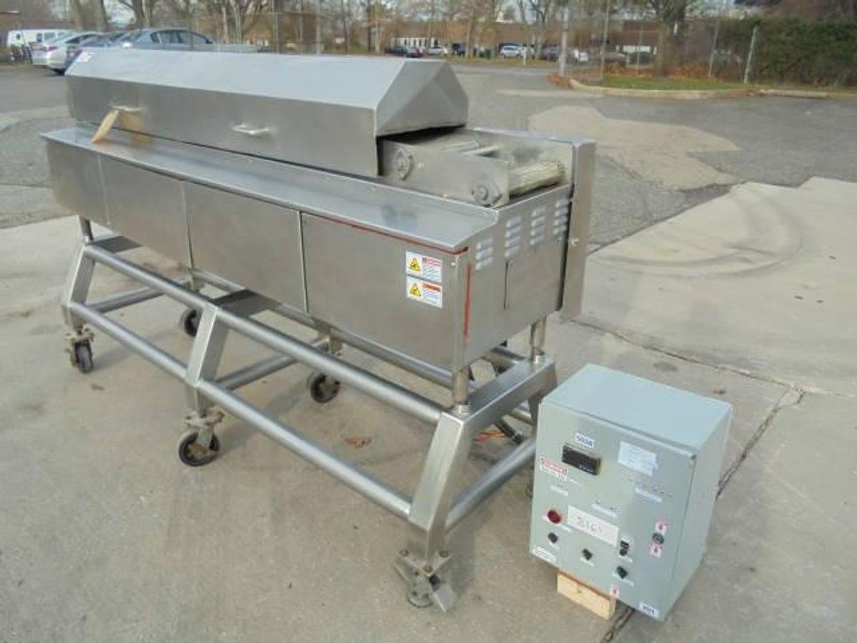 Used Heat and Control Mastermatic CF350E Stainless Steel Continuous Fryer, Electric