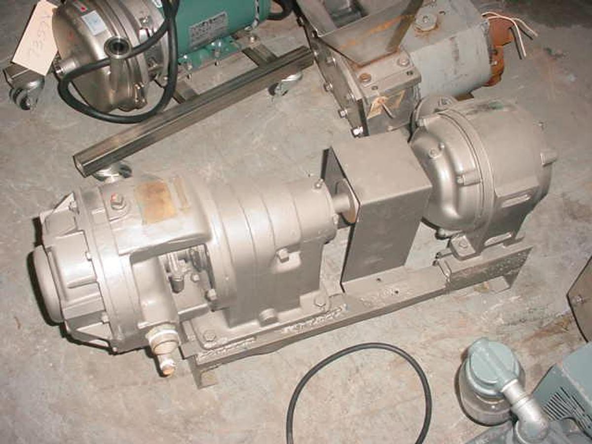 Used Nash Hytor Al-673 Vacuum Pump, 3hp