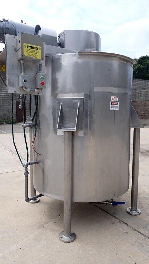 Used 500 Gallon Lee SS Double Motion Scraper Kettle/Tank, 100 PSI