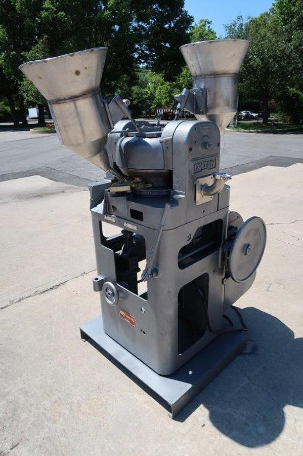 Used Colton 27 Station Rotary Tablet Press, Twin Hopper
