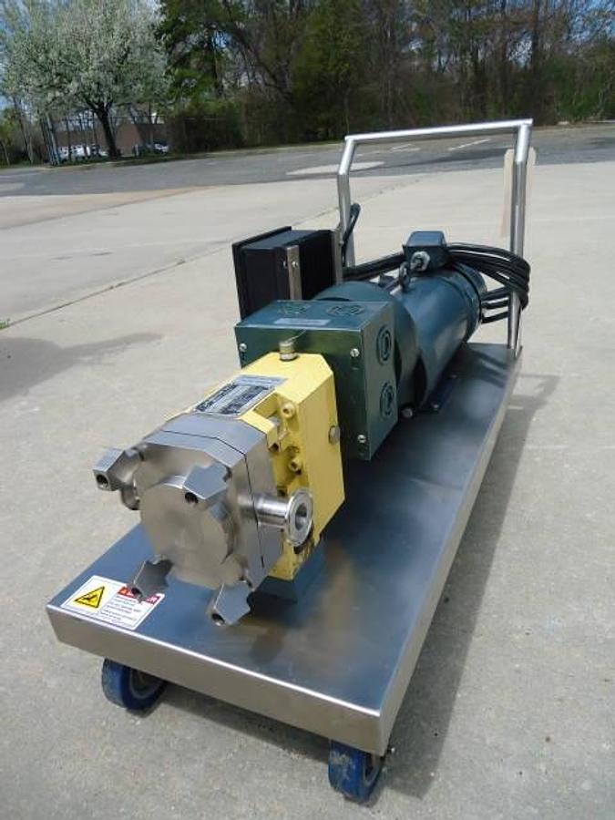 Used Albin 2hp Positive Displacement Gear Pump, Portable