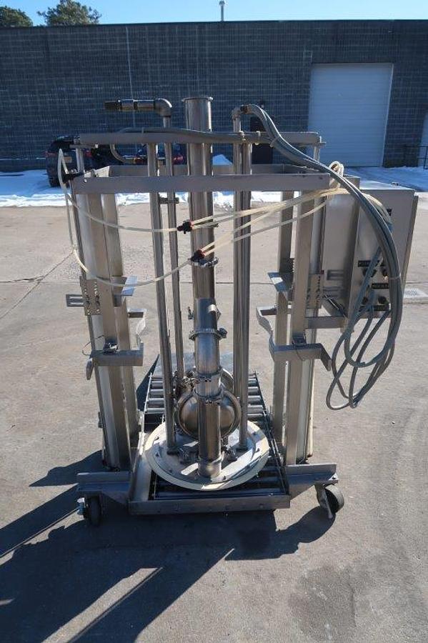 Used Murzan “DUS-50M” Stainless Drum Unloading System, Portable